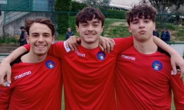 Giulio Zenoni, Alberto Formenti e Luca Ciglioni; BERGAMO UNDER 17