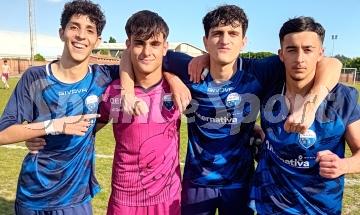 CRESCENTINESE-VALLORCO COPPA PIEMONTE UNDER 19 - MAROINE EL IMLALI, PIETRO GALLO MATTEO VERRE EDOARDO BELLU