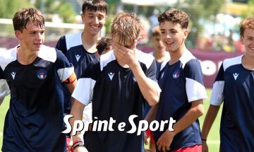 Under 14 Semifinale Torneo delle Province 2025: Cuneo-Verbania 3-1, l'esultanza di Matteo Colombino (foto Cassarà)