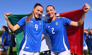 Eleonora Ferraresi e Lidia Consolini