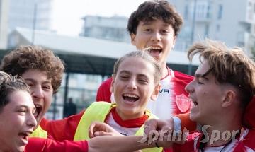 UNDER 15 TRIESTINA 1946 • I festeggiamenti al termine della gara
