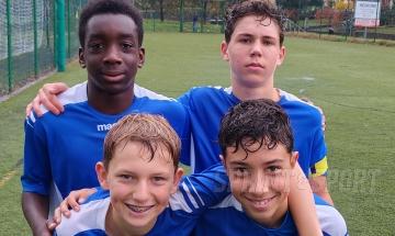 IN ALTO DA SX A DX: ASARE E BALDIS. IN BASSO: NICOLI E TUTTOLOMONDO, PONTE MAPELLO UNDER 14