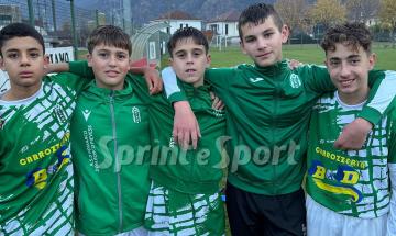 Under 14- Fomarco-San Francesco- I marcatori Mouatassim, Racco, Pinaglia, Blardone e Coppi