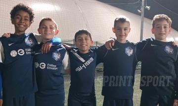 Joshua Almonte, Andrea Anzovino, Federico Borraccino, Leonardo Messias e Simone Lionetti • ESORDIENTI B SEMPIONE