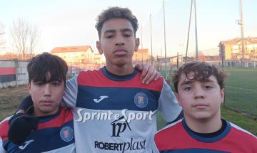 Under 14 Provinciali Torino Caselle-Barcanova 4-4: i migliori in campo dei rossoblù Samuele Calcavecchio, Ahmed Aazaouzi e Valerio Notari