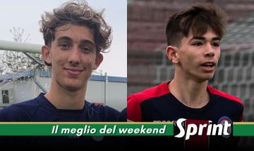Under 17 Piemonte • I protagonisti del campionato: Cristian Cinti (Eureka)  e Lorenzo Perardi  (Lucento)