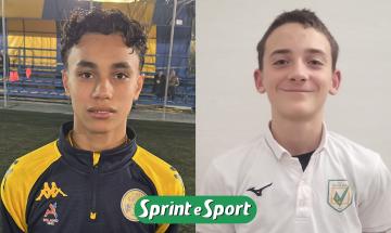 Cristian Forestiero e Giacomo Spinoccia; RODANO FC UNDER 19, CIMIANO UNDER 14