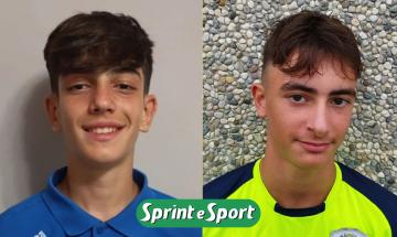 Cristian Forestiero e Giacomo Spinoccia; RODANO FC UNDER 19, CIMIANO UNDER 14