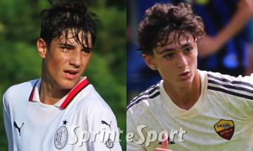 &Egrave; un match pazzesco! 5 reti, i giallorossi superano i rossoneri e si portano momentaneamente in testa alla classifica.