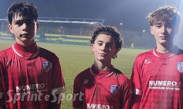 Flavio Canadelli, Mattia Lonati e Giacomo Teli; VIGE MILANO UNDER 15