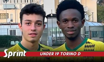 Under 19 Piemonte, Torino Girone D, in foto Alex Dagnese e Abdou Kadiry Drammeh (Dorina)