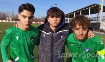 RAPPRESENTATIVA UNDER 15 &bull;  Francesco Falgari, Leonardo Milone e Lucas Secci