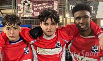  Dario Montaudo, Lorenzo De Giorgi e Larson Roberto Fortes Silva i migliori oggi &bull; ORIONE UNDER 16