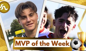 Under 16 Piemonte &bull; I protagonisti della settimana: Idriss Attya (Borgaro) e Davide Palumbo (Asti)