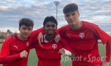UNDER 19 NAZIONALE CLUB MILANO &bull; Matteo Mollica, Yosita Eduksor&igrave;oriyage e Francesco Cerutti, a segno nella vittoria esterna del Club Milano