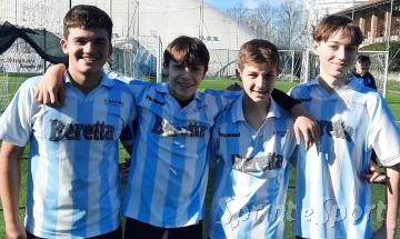 UNDER 14 LUCIANO MANARA &bull; Alessandro Onnembo, Emanuele Respina, Federico Faraone e Samuele Fumagalli