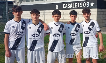 Under 15 &bull; Acc. Casale-Vinovo Sport: Strapotere nerostellato! Lo storico club ringrazia per gli omaggi ed &egrave; festa di Carnevale