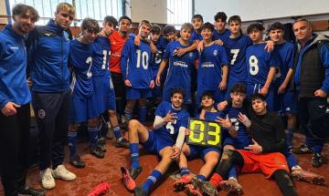 Under 17 Provinciali Novara: L'esultanza del San Giacomo