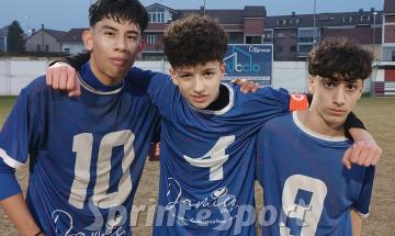 Provinciali Under 15 Torino &bull; Nichelino Hesperia - Absolute La Loggia 1-0  &bull; David Odisio, Gabriele Amato e Manuel Bassani