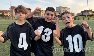 ESORDIENTI B REAL MILANO &bull; Pizzo, Di Tomaso e Donghi 