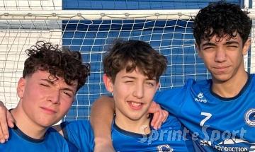 Luigi Sgaravatti, Lorenzo La Bianca e Elsayed Sabra; RONDINELLA UNDER 14