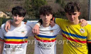 Under 15 - Verbania-Baveno Stresa - I marcatori Gattei e Bego e il portiere Ingletti