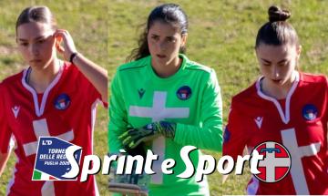 Rappresentativa femminile Under 21 Piemonte e Valle d'Aosta: Sara Campasso, Olivia Rigazzi e Martina Arnellini
