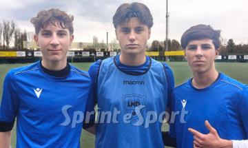 Rappresentativa Piemonte VdA Under 16 &bull; Alessio D'Attoli, Emanuele Peuto e Roberto Tucci
