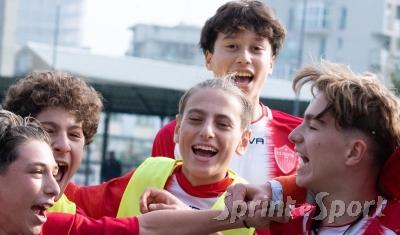 UNDER 15 TRIESTINA 1946 • I festeggiamenti al termine della gara
