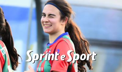 Under 15 femminile, Cit Turin-River Plaine 3-2, l'esultanza di Laura Dalipaj (foto Cassar&agrave;)