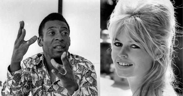 Brigitte Bardot e Pel&egrave;