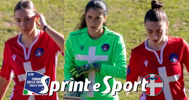 Rappresentativa femminile Under 21 Piemonte e Valle d'Aosta: Sara Campasso, Olivia Rigazzi e Martina Arnellini