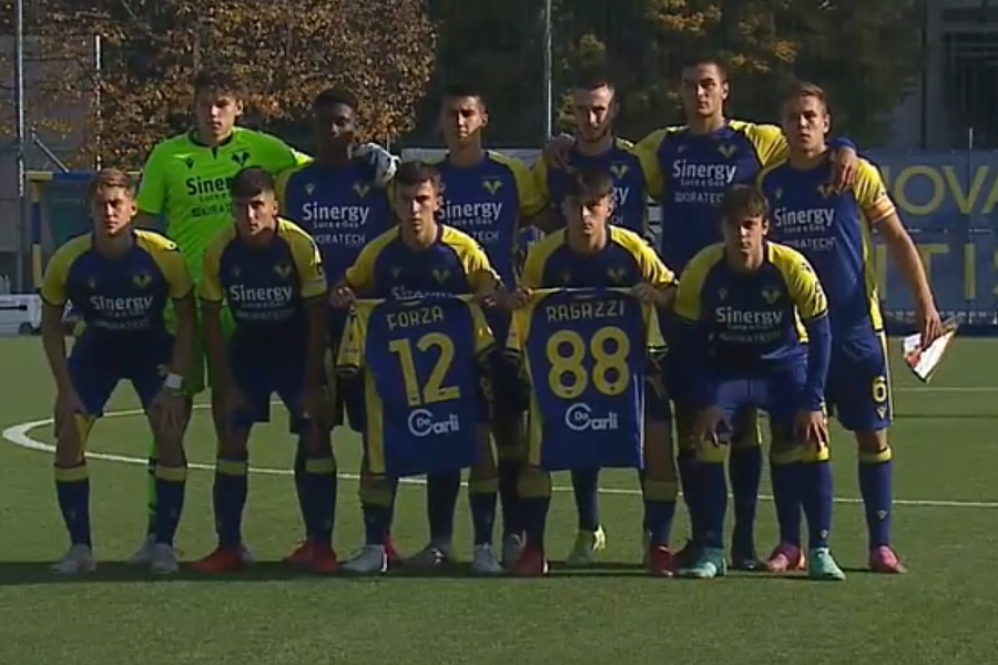 Foto di squadra per la formazione di Nicola Corrent