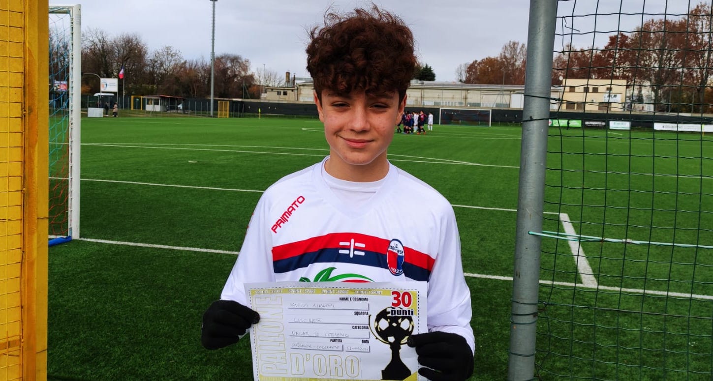 Airaghi migliore in campo e pallone d'oro