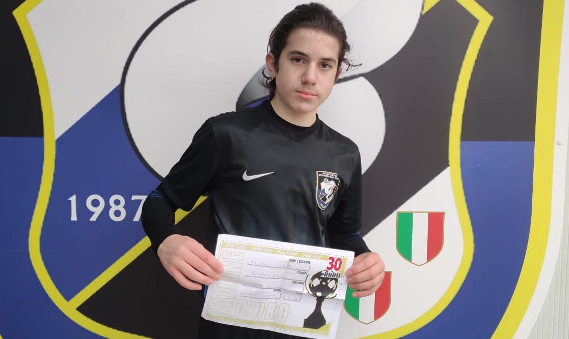 Durante Nicholas Saveri, classe 2008, migliore in campo