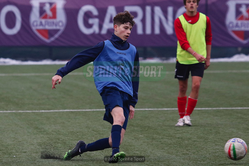 Luca Amaradio al raduno di Garino con la Rapp Under 17 di Claudio Frasca