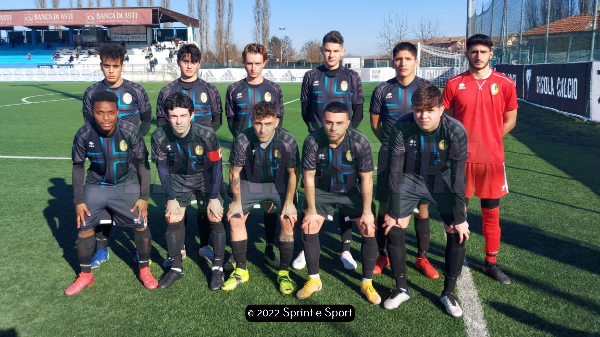 L'undici scelto da Mino Giuliani e schierato contro il Chisola