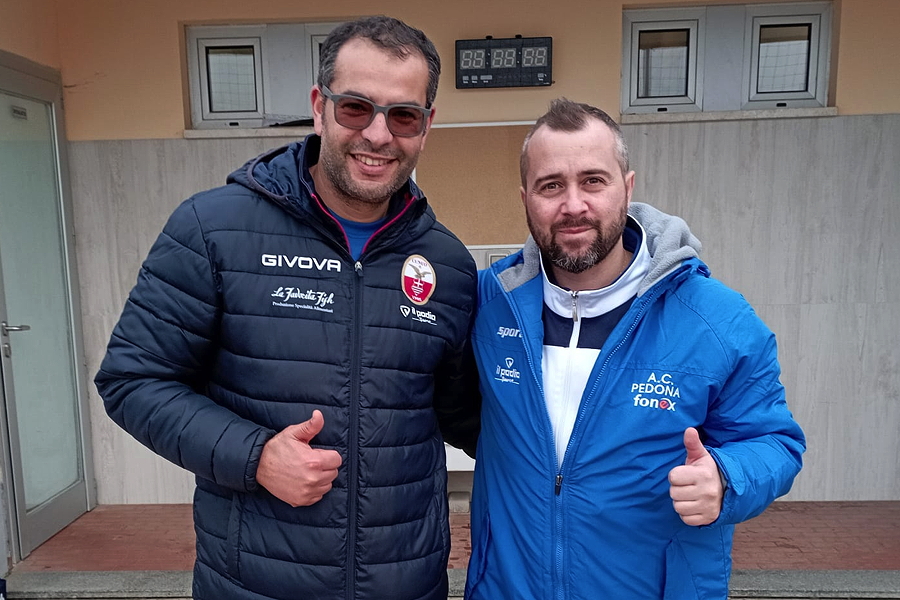 Gli allenatori Nicolò Garavagno e Ahmed Ourabi