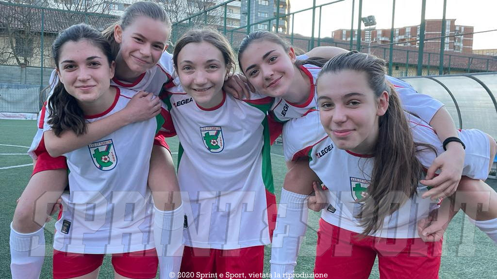 Le marcatrici: Tironzelli, Monticone, Dolzan, Amerio e Baglivo