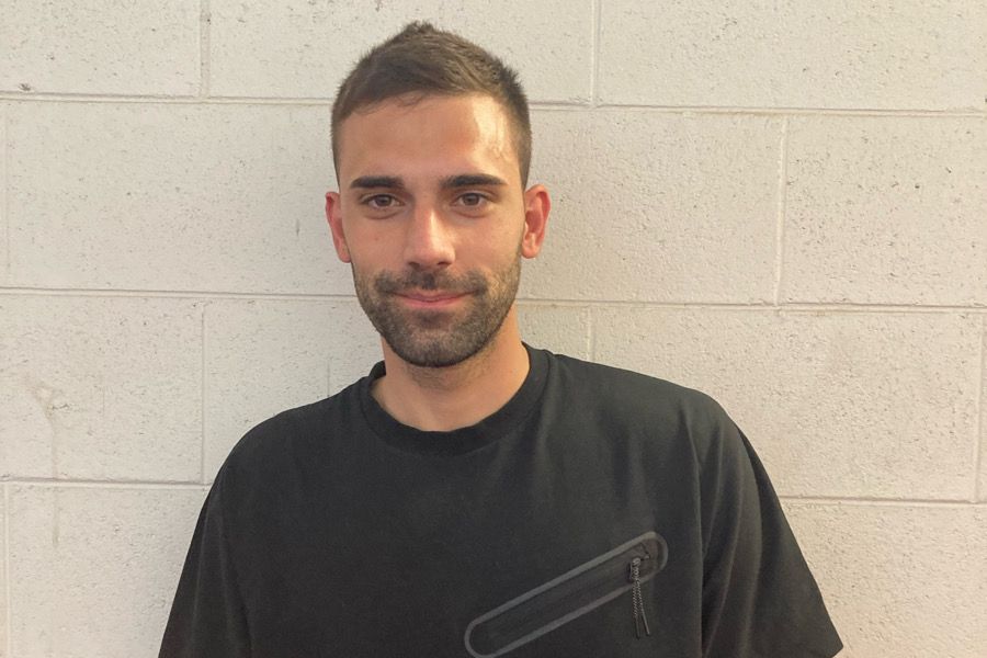 Il brillante portiere Frigioni, autore di una prova maiuscola