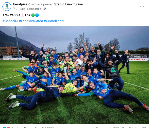 Festa promozione Feralpi Salò