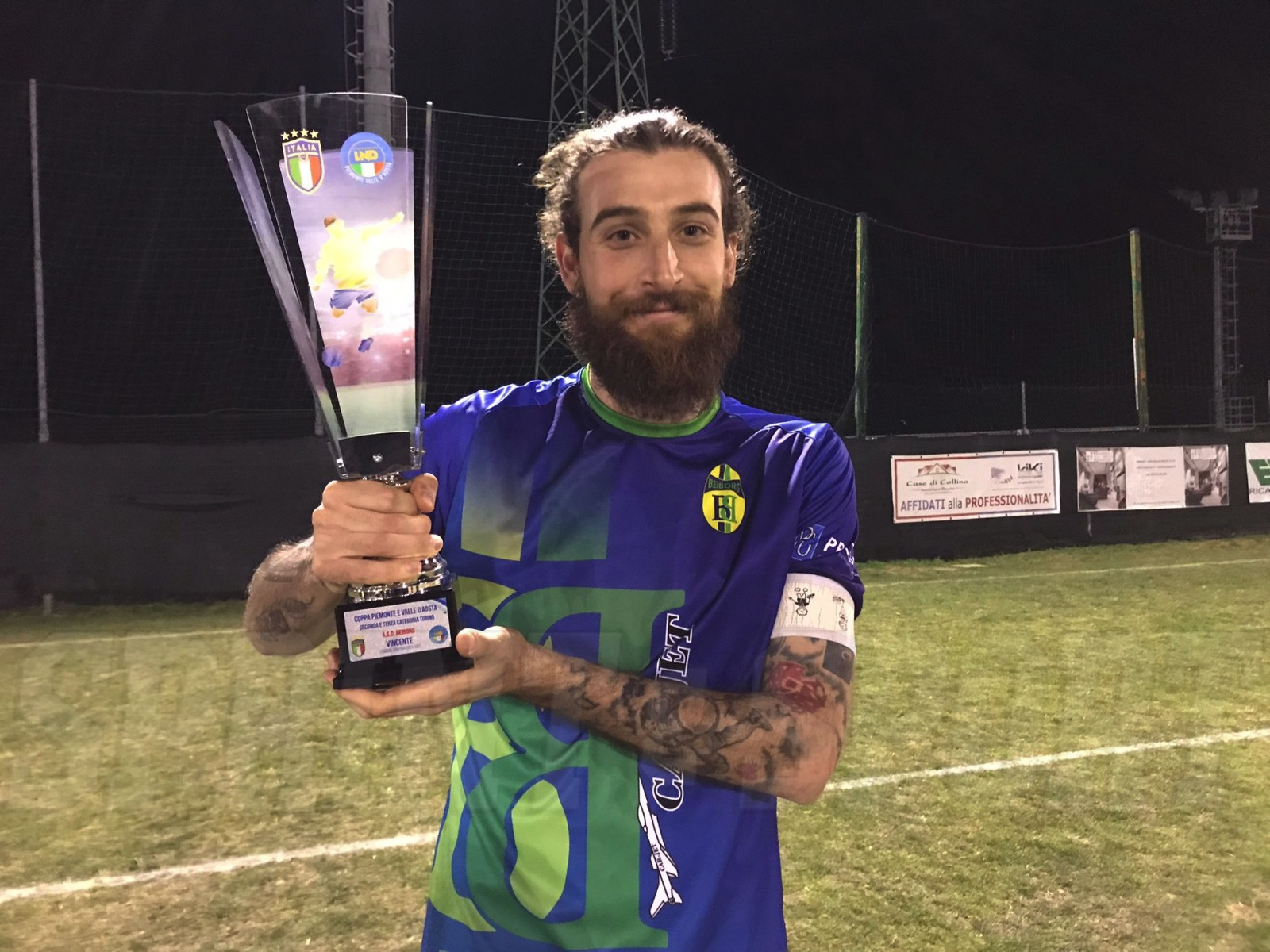 Daniele Trapani, vincitore della Coppa Seconda e Terza