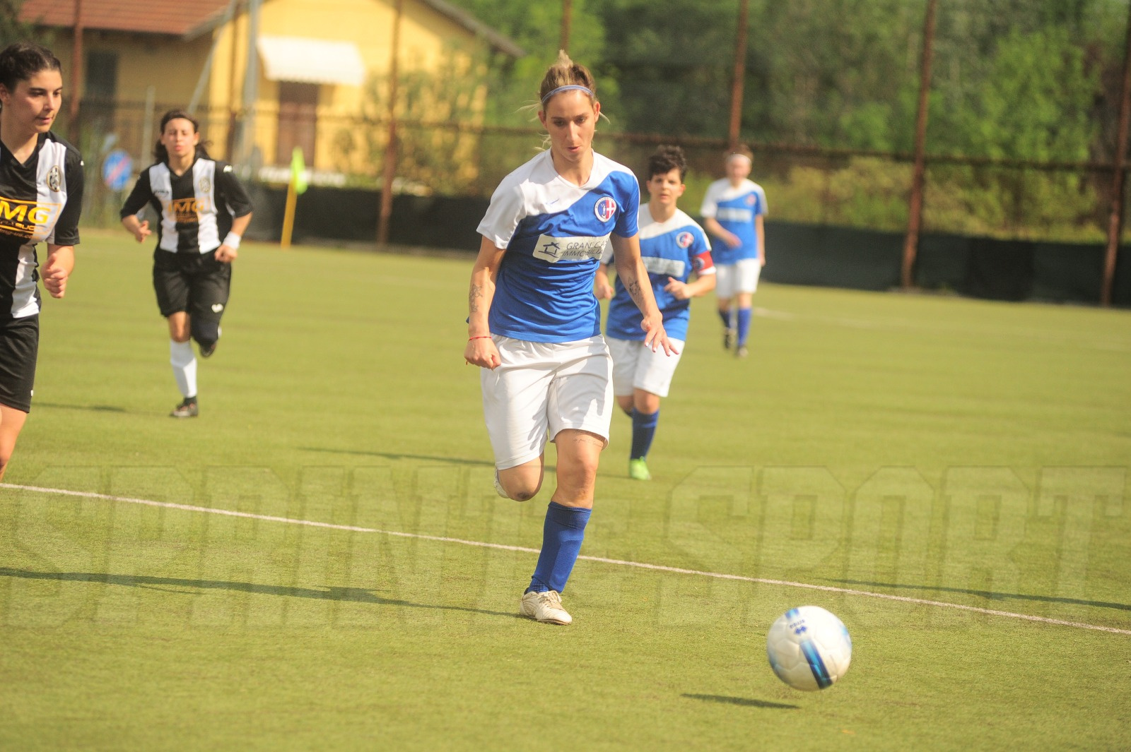 Giulia Trapani durante la partita contro la Femminile Juventus
