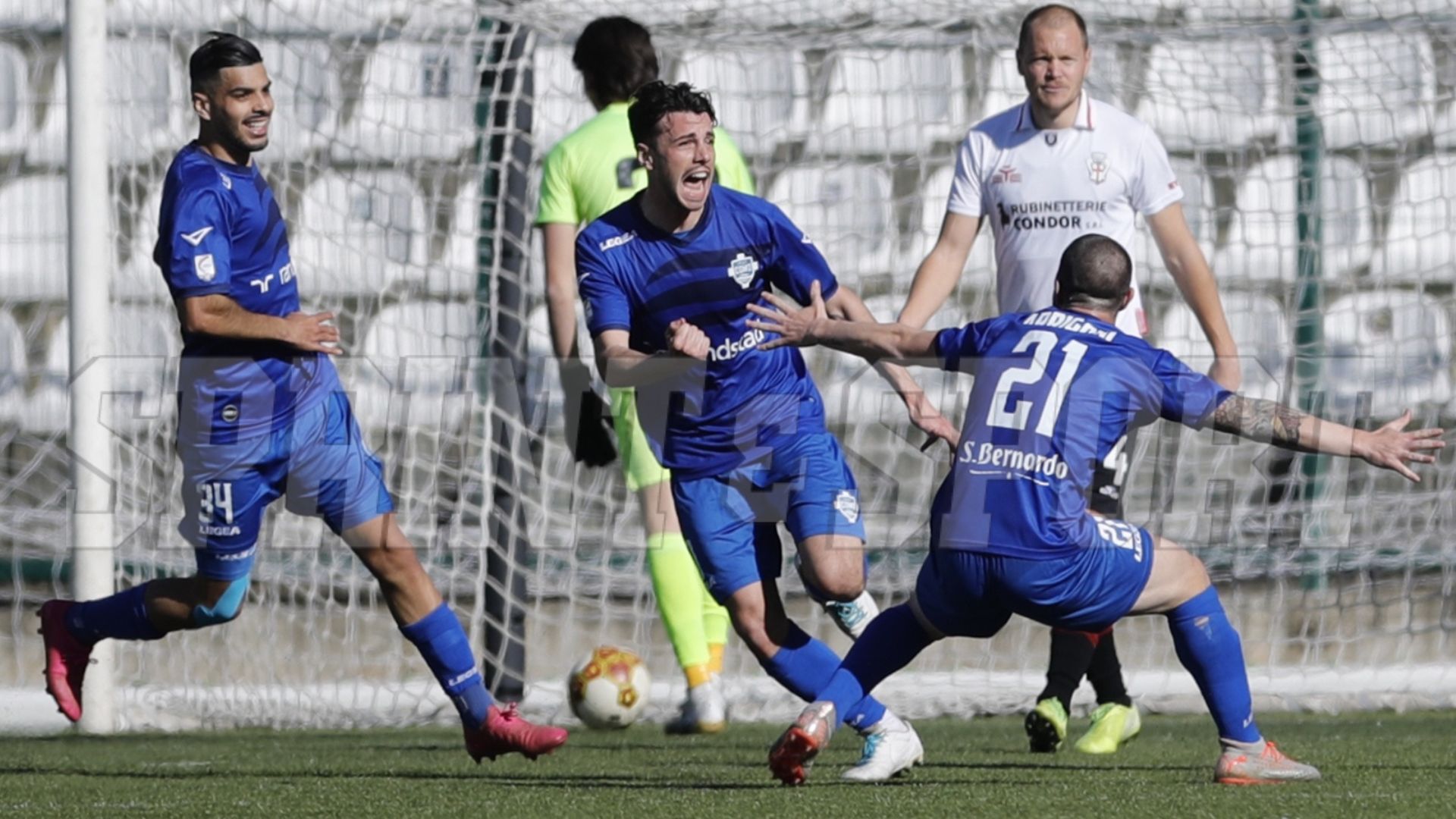 PRO VERCELLI-COMO SERIE C 2020-2021 - GOL MASSIMILIANO GATTO