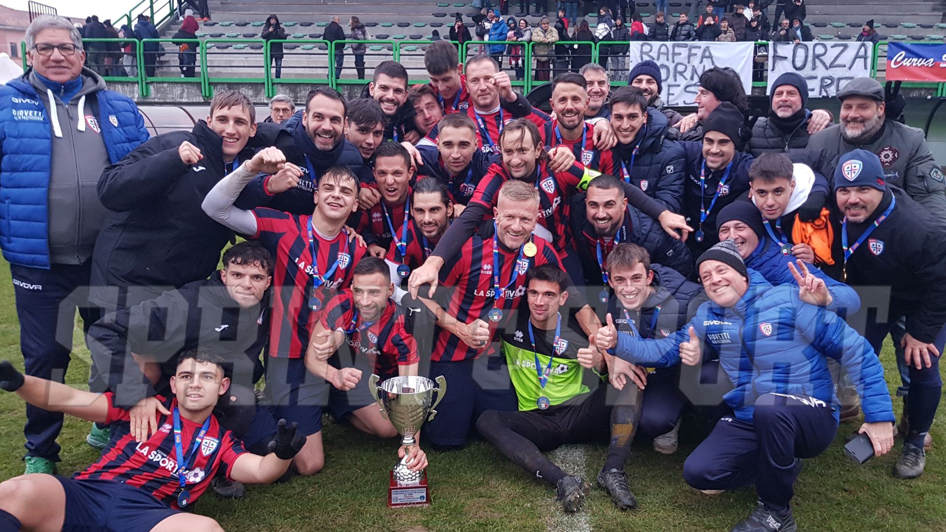 STRAMBINESE-SANGIUSTESE COPPA SECONDA E TERZA CATEGORIA - ESULTANZA SANGIUSTESE