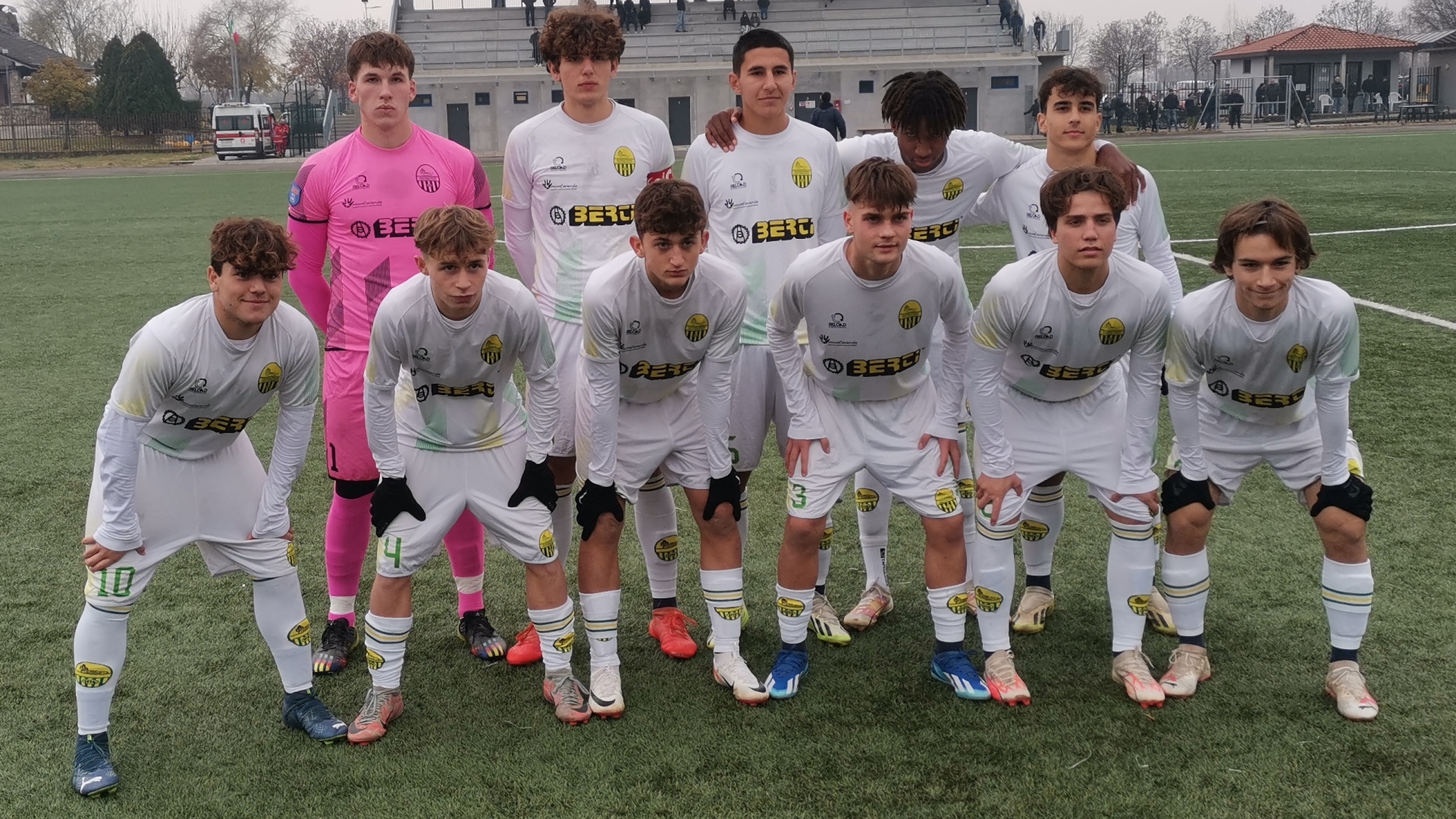 L'XI titolare del Calcio Caldiero Terme