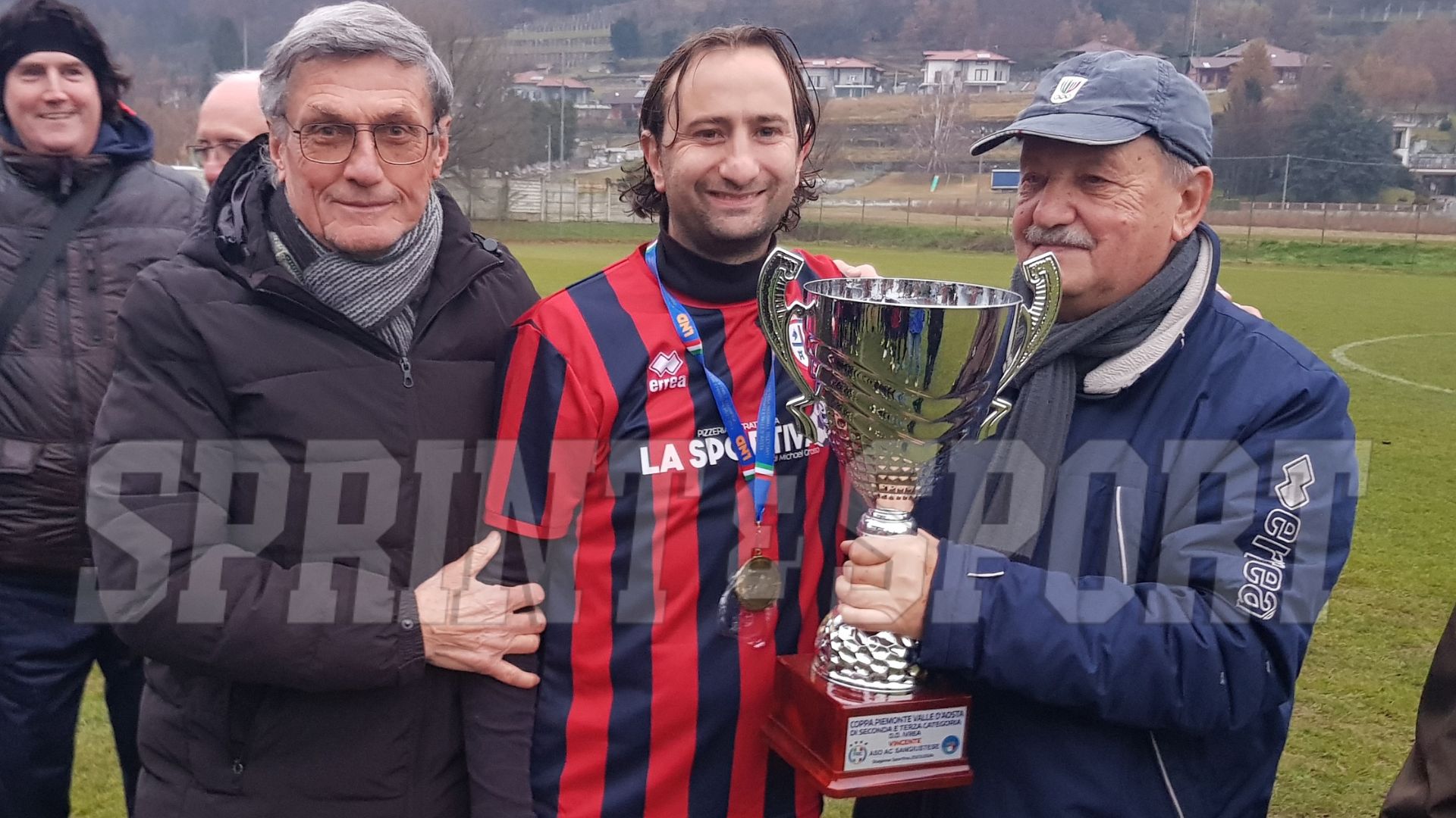 STRAMBINESE-SANGIUSTESE COPPA SECONDA E TERZA CATEGORIA - PREMIAZIONE SANGIUSTESE