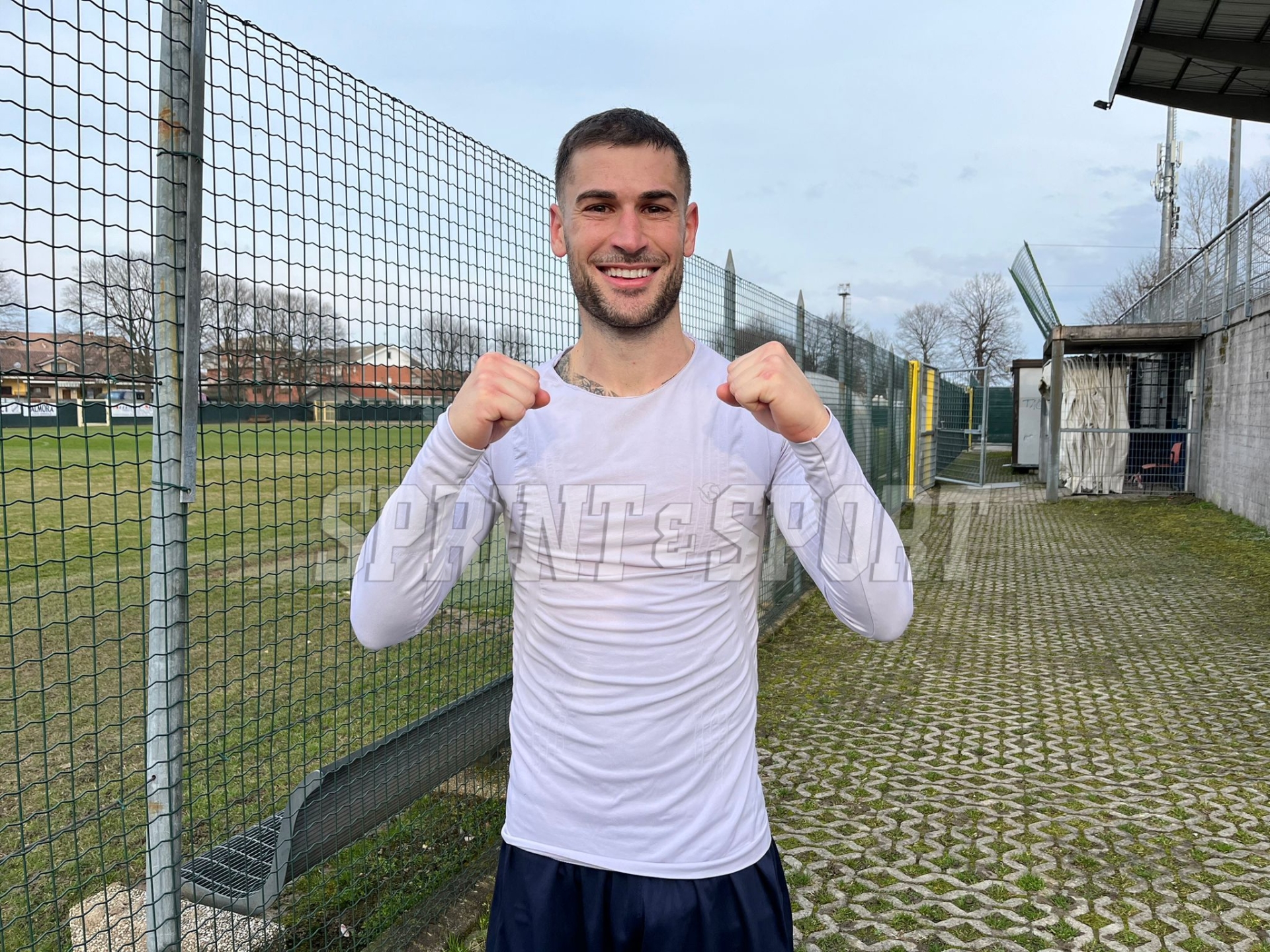 Gianluca Laurenti, attaccante Pro Novara
