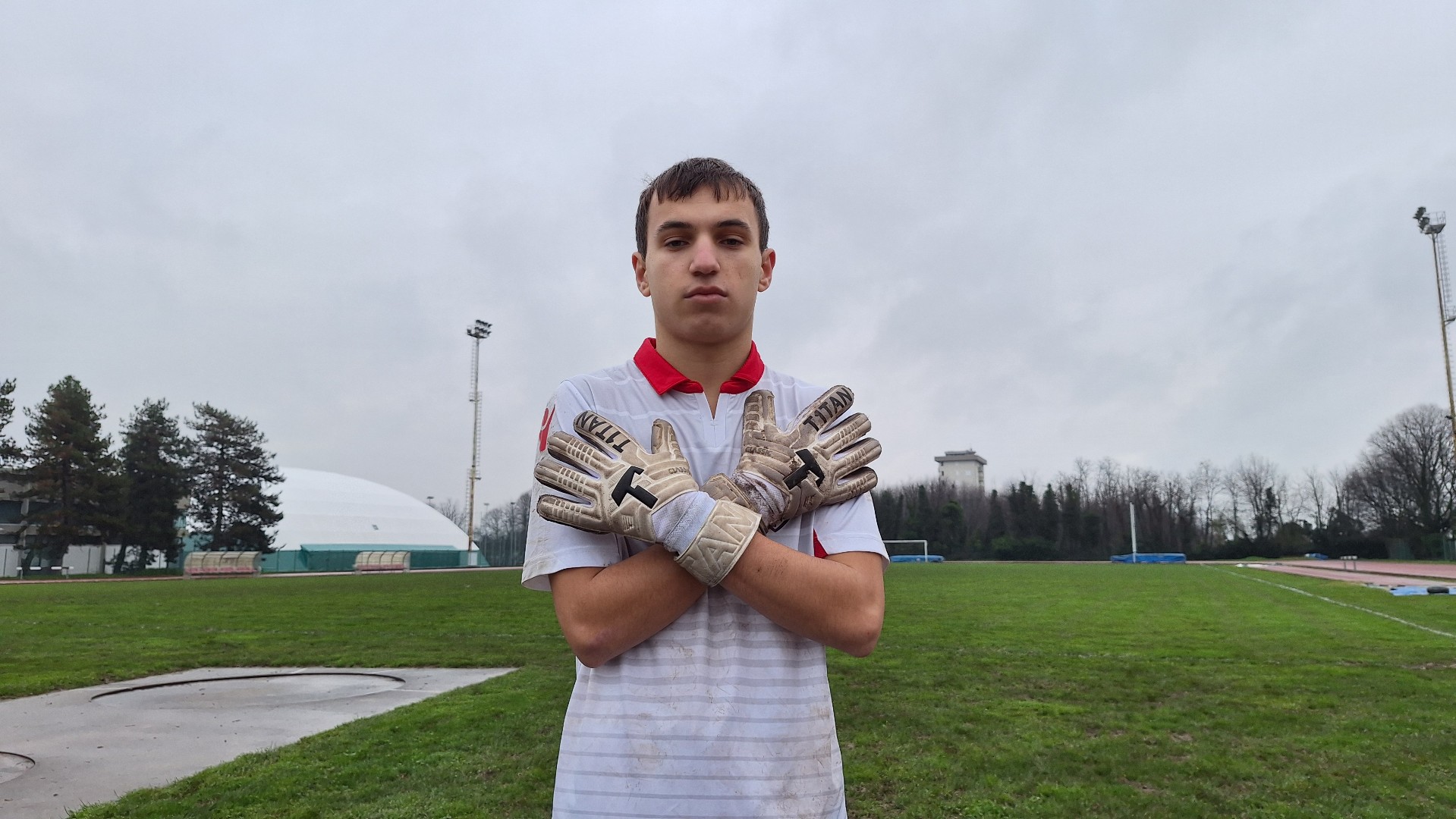 Andrea Paonessa in versione portiere