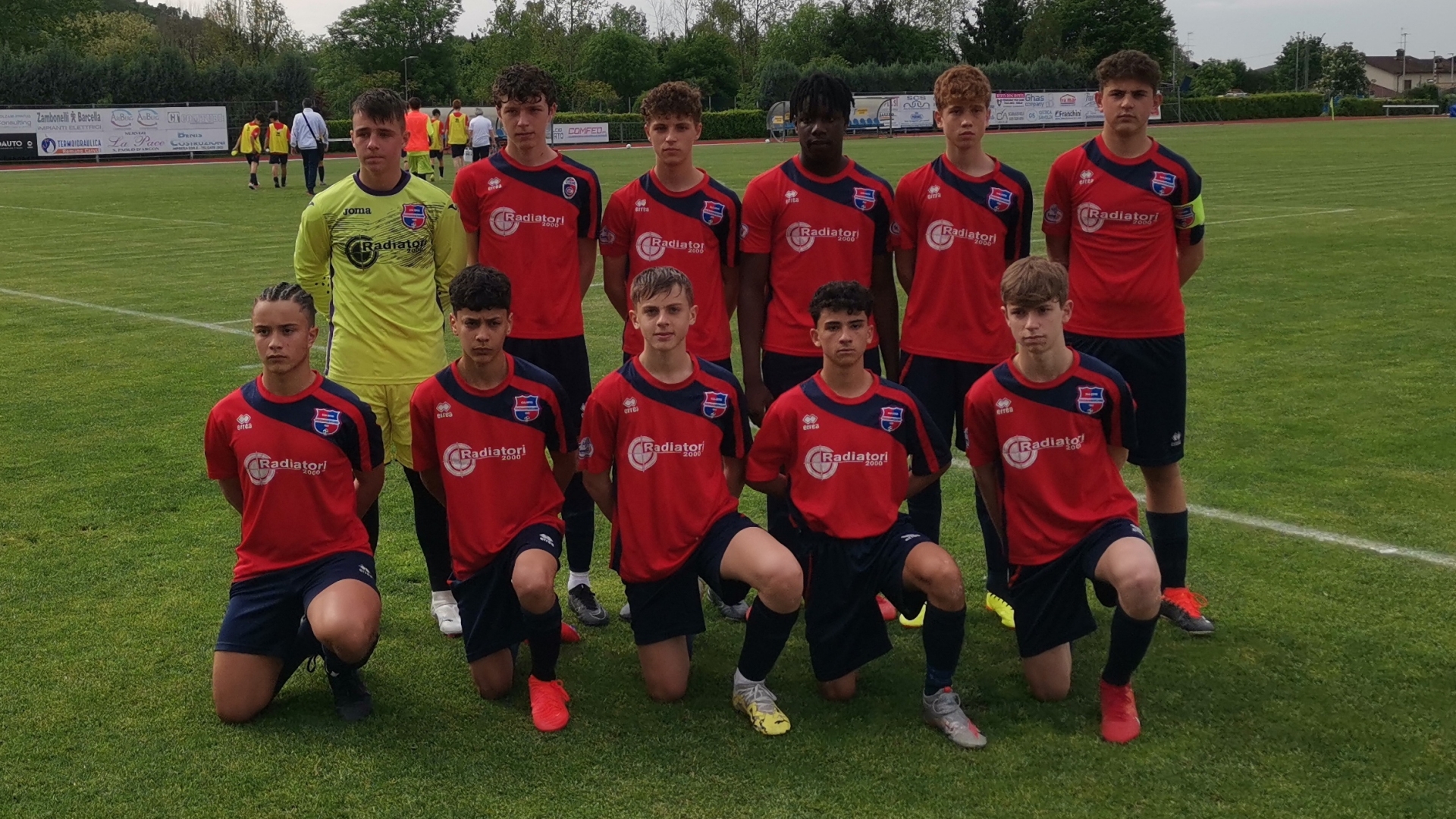 L'XI titolare messo in campo da Pala